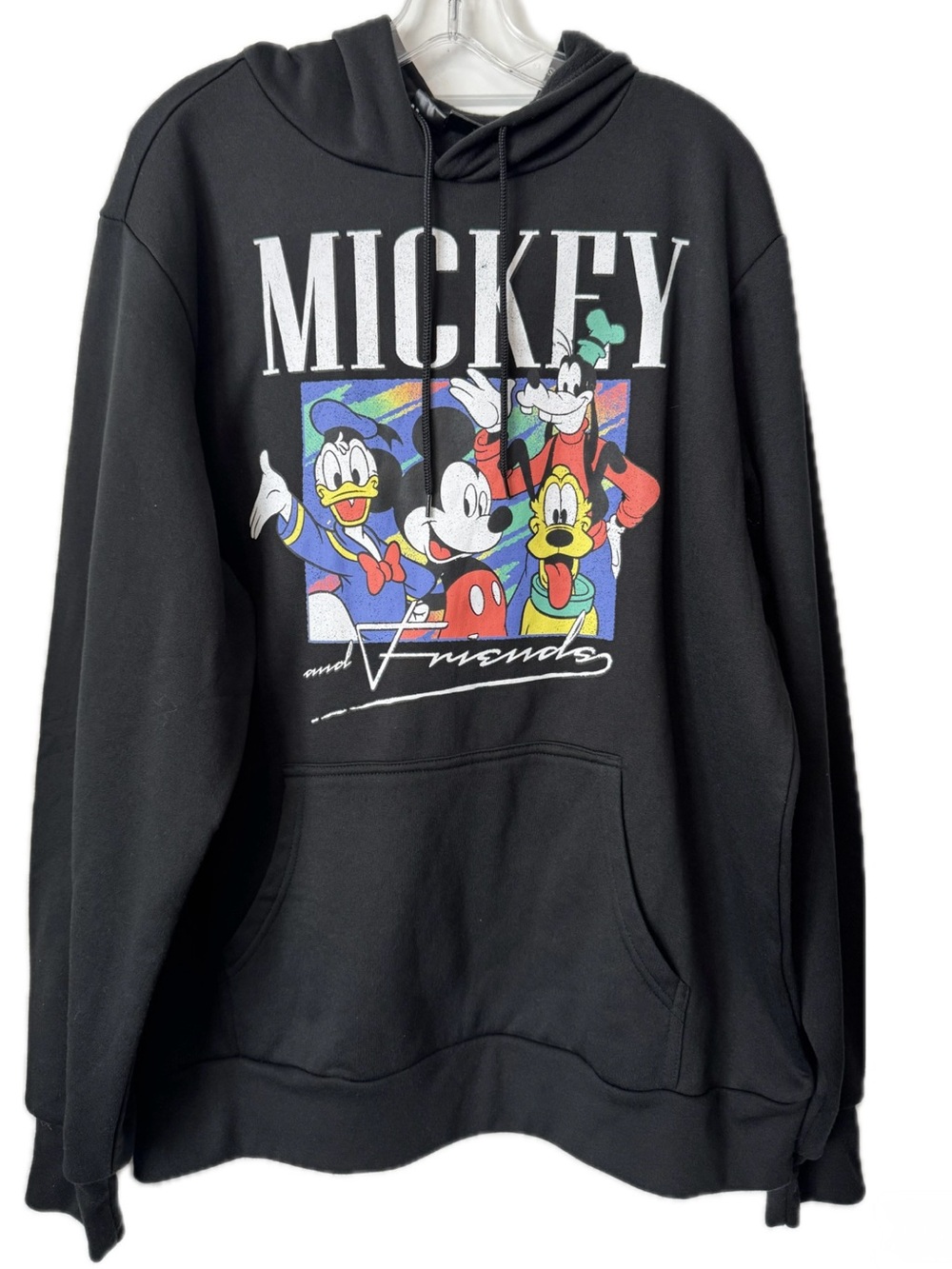 Disney Mickey Mouse & Friends Graphic Hoodie Sweatshirt  XL Oversized Unisex